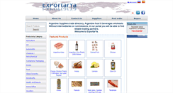Desktop Screenshot of exportaya.com.ar