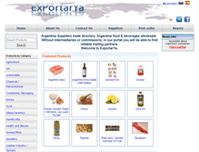 Tablet Screenshot of exportaya.com.ar